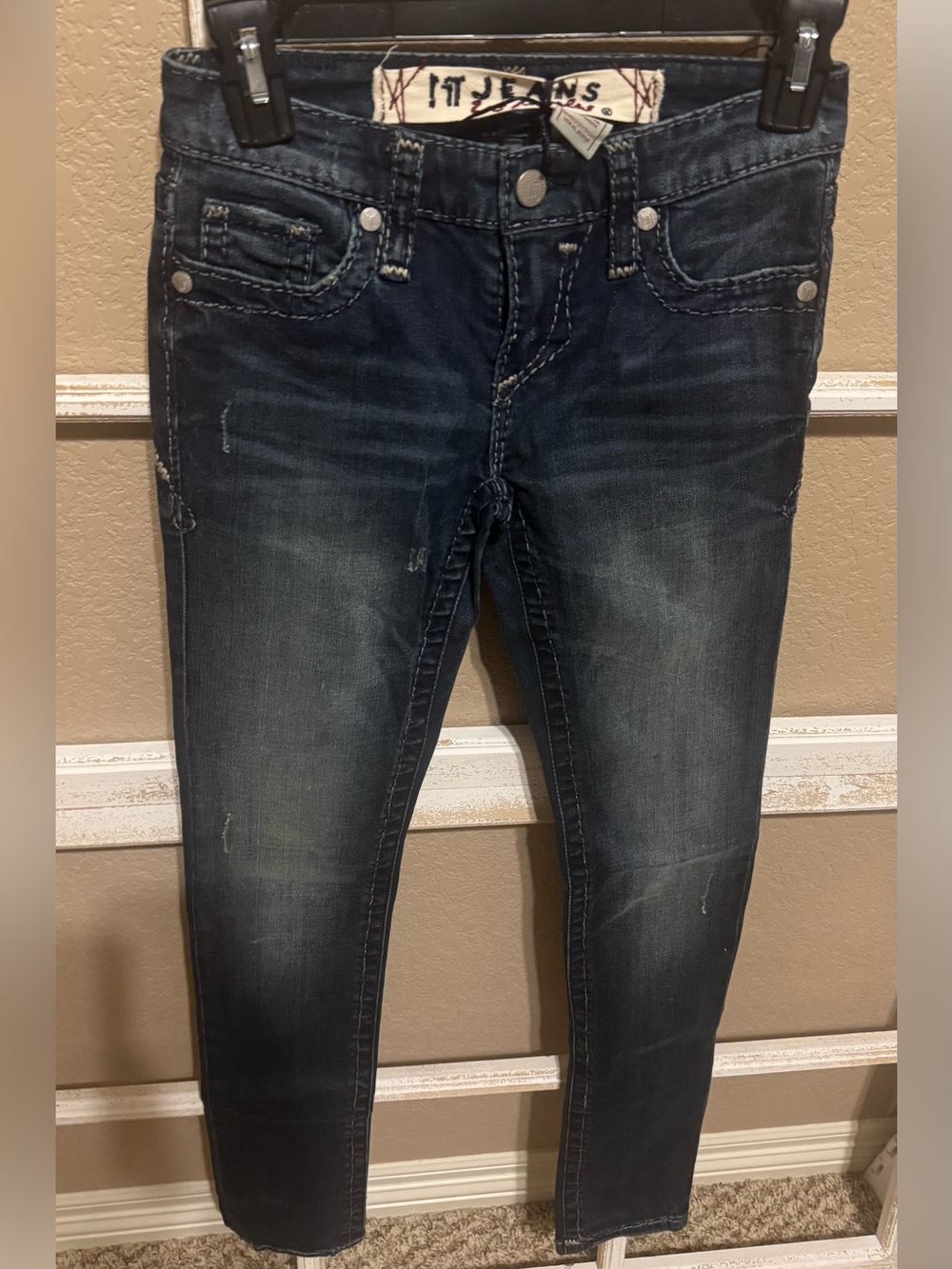 NWT !it jeans Women's Dark Denim Skinny Jeans; Sz 0/24